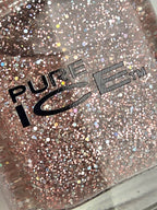 Pure Ice Spitfire 991CP Glitter Nail Polish | Rose Gold Holographic Sparkle | Discontinued Shade
