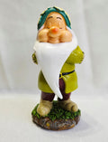 Disney Snow White & The Seven Dwarfs Sleepy Figurine 8" Resin Figure DFS Flower Crown