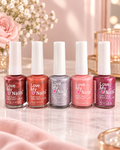 Vintage Love My Nails Nail Polish Lot of 5 Diva Frosted Raisin True Lilac Rose Garden