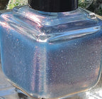 Sirius Scintillation – Handmade Indie Nail Polish | Blue-Violet Jelly | Red, Blue & White Microflakes | Buildable Celestial Shimmer | Liquid Krystal Co. Prototype