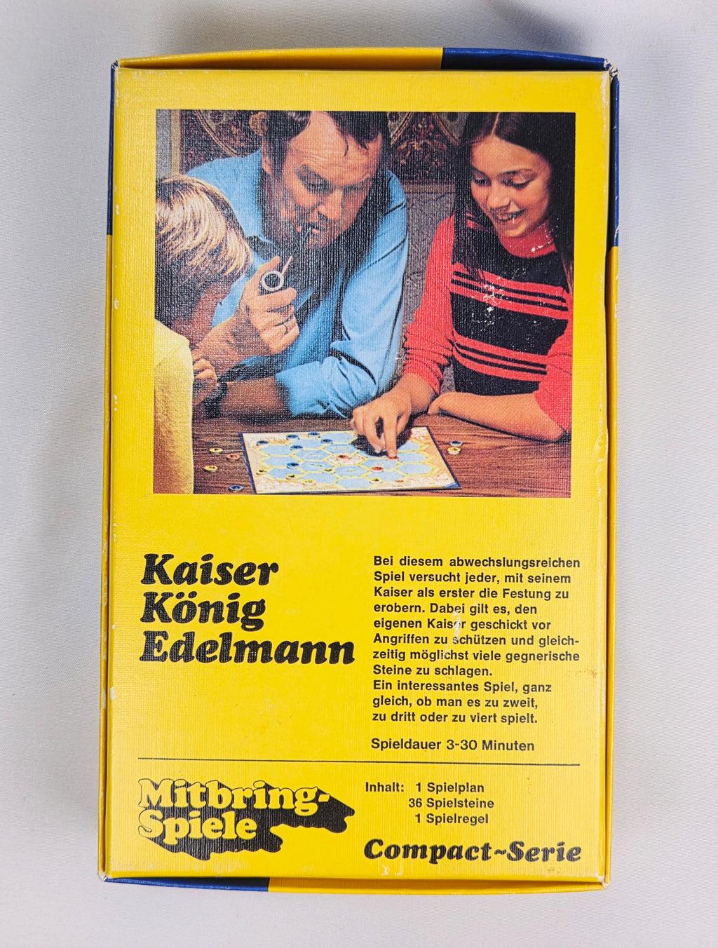 Vintage 1976 Kaiser König Edelmann Board Game by Ravensburger | Complete German Strategy Board Game | Retro Tabletop Collectible