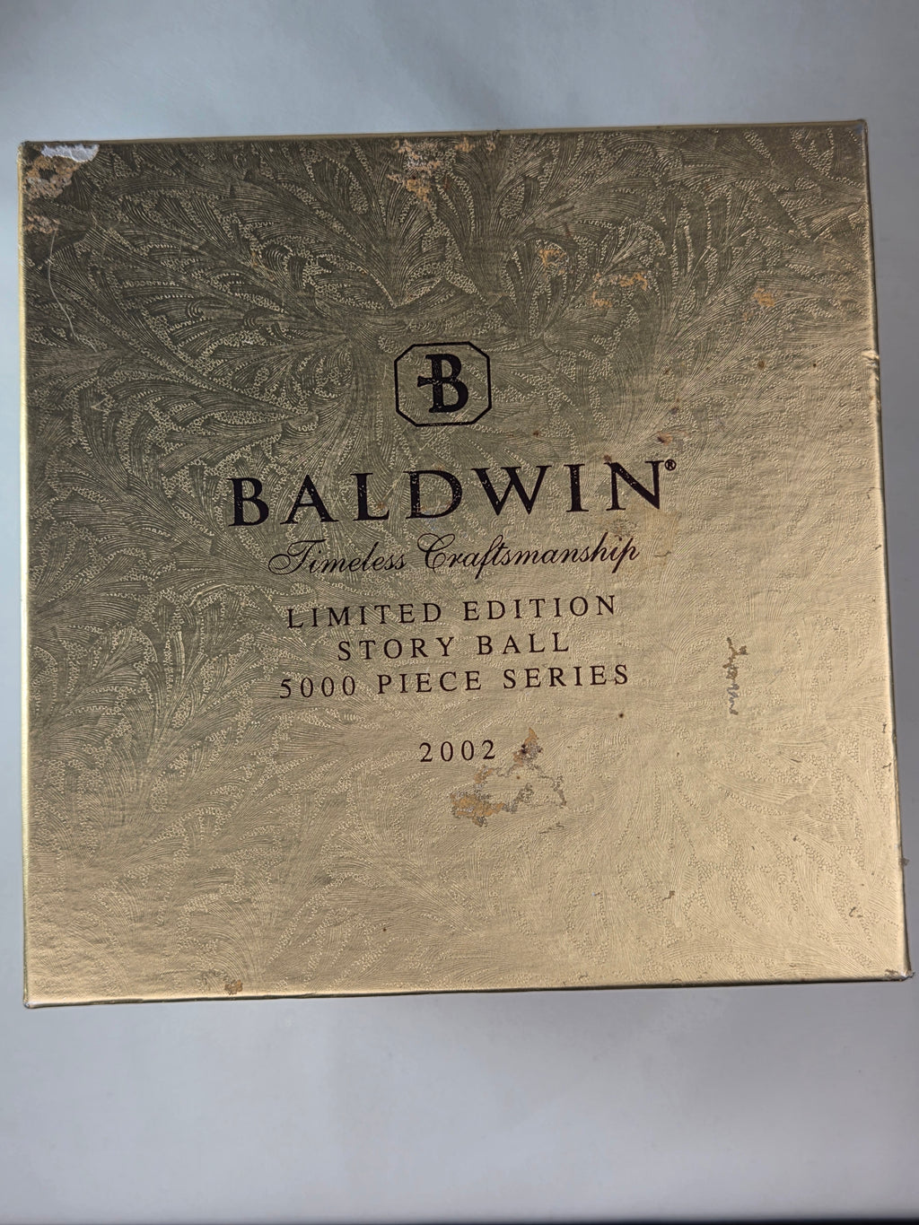 Baldwin 77501.010
’Twas the Nite Before Christmas
Limited Edition Story Ball –789/ 5000 Piece Series – 2002