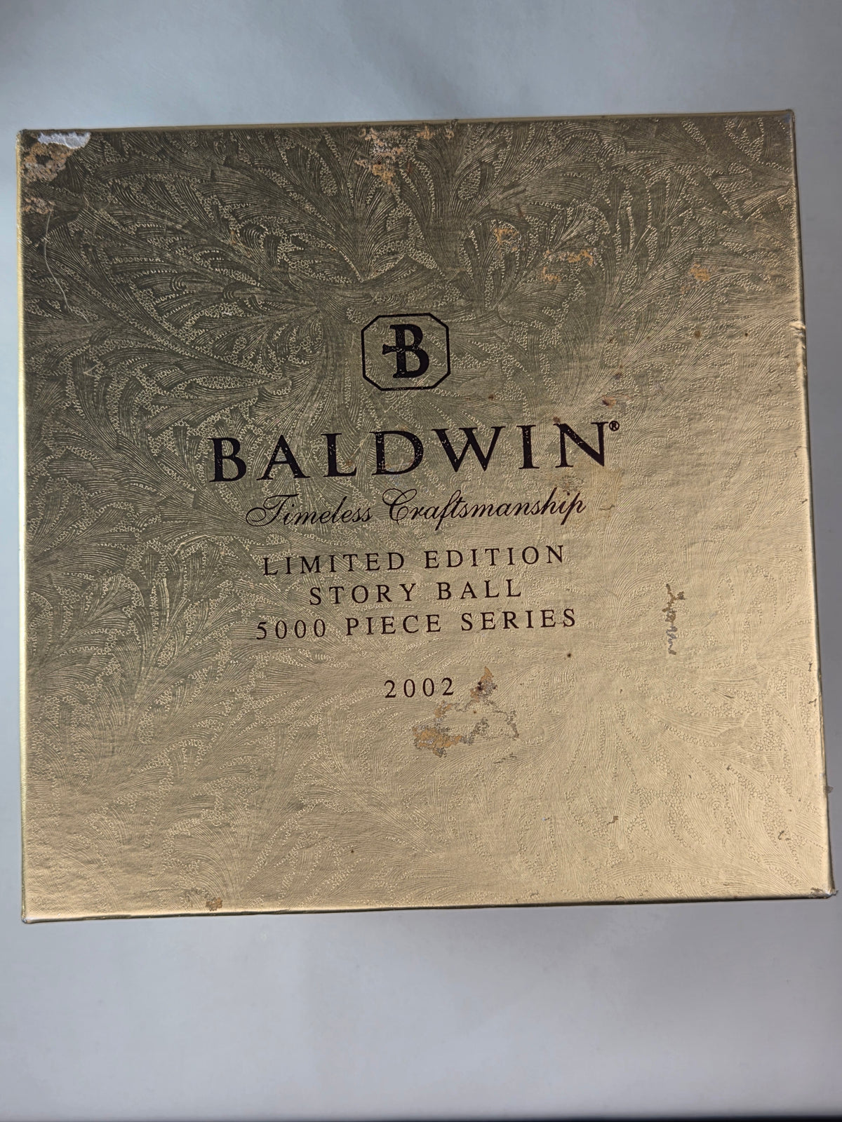 Baldwin 77501.010
’Twas the Nite Before Christmas
Limited Edition Story Ball –789/ 5000 Piece Series – 2002