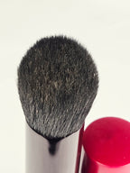 Revlon Retractable Powder Brush Travel Makeup Brush Purse Size Portable Cosmetic Brush Red
