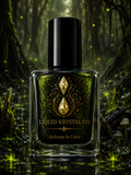 Liquid Krystal Co Blightbloom Prototype 2027 Black Lime Green Shimmer Nail Polish