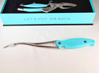Toadfish Coastal Kitchen Collection 3 Piece Seafood Tool Set Oyster Knife Crab Cutter Shrimp Cleaner