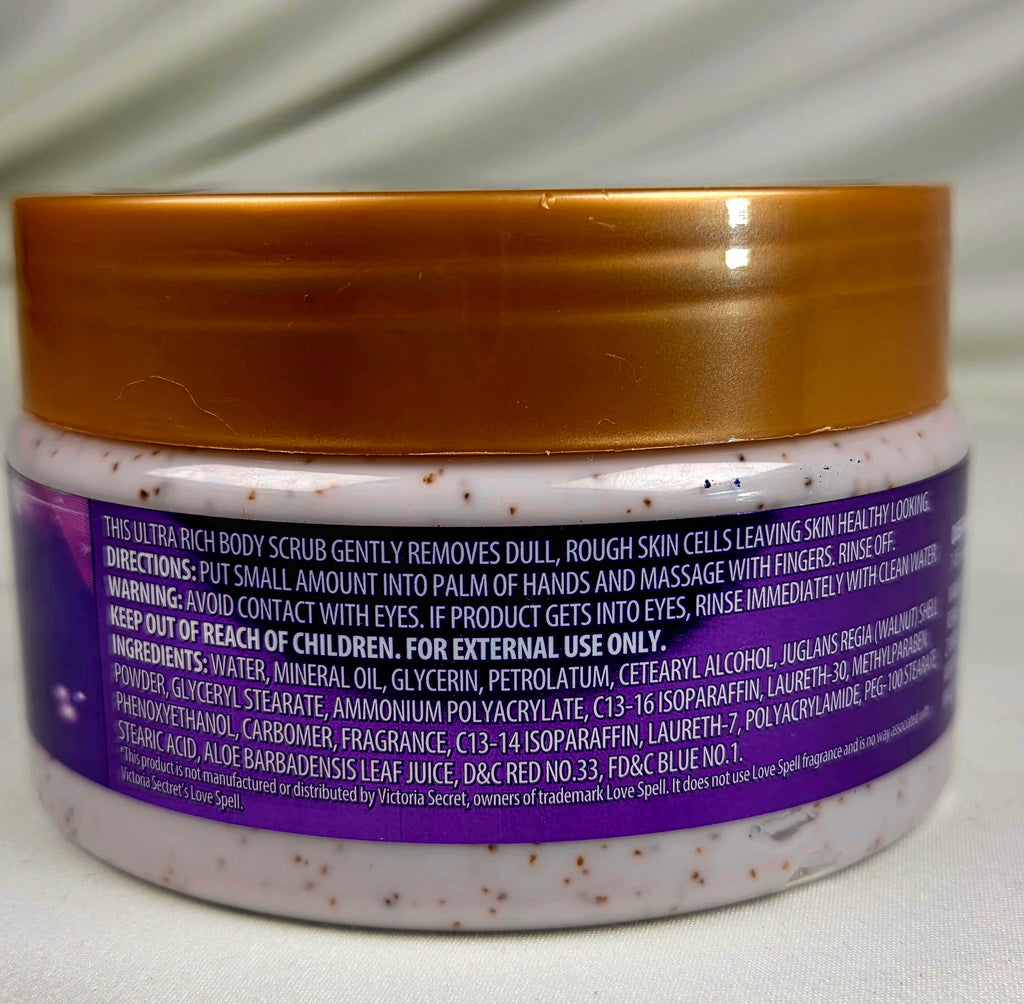 Spa Luxury Love Struck Body Scrub 8 oz – Love Spell Inspired Exfoliating Body Scrub