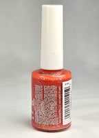 Love My Nails Cinderella 1515 Glitter Nail Polish Orange Holographic Vintage Collectible
