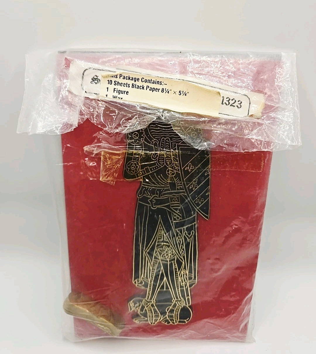 Vintage Medieval Knight Miniature Wax Rubbing Kit 1978 England Complete