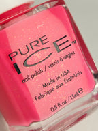 Pure Ice “After Hours” Bright Pink w/ Gold Flake Nail Polish - Y2K - Discontinued
