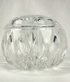 Princess House 24% Lead Crystal Vanity Set – West Germany Perfume Bottle, Trinket Box & Tray