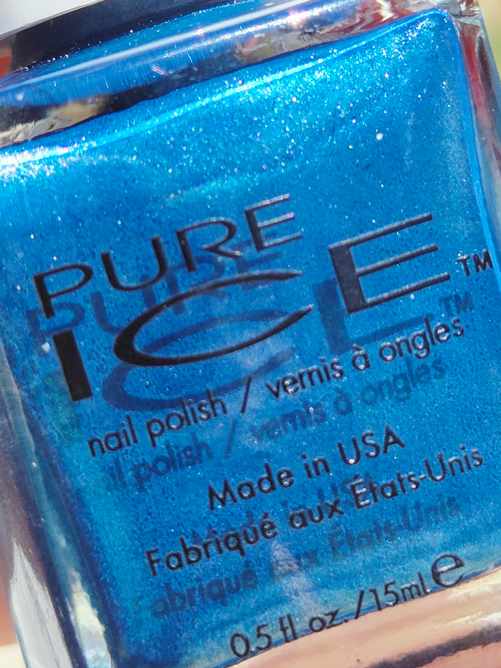 Pure Ice “Fly High” 1616 Limited Edition Metallic Cobalt Blue Nail Polish – Discontinued Shimmer Lacquer Made in USA