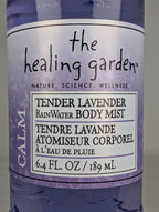 Vintage The Healing Garden Tender Lavender RainWater Body Mist 6.4oz Rare Lavender Aromatherapy Spray