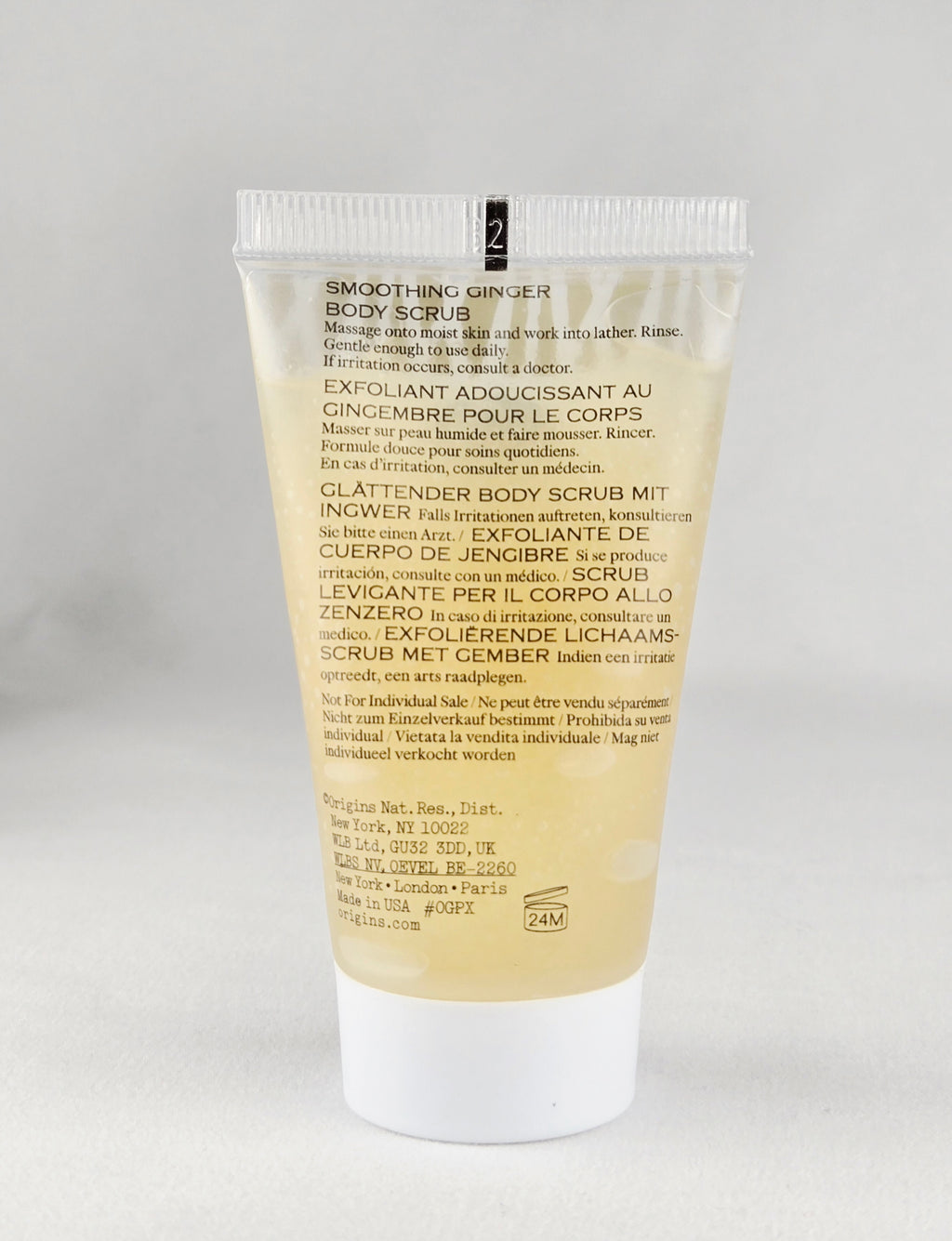 Origins Incredible Spreadable Ginger Body Scrub 1 oz 30 ml Travel Size Exfoliating Body Polish