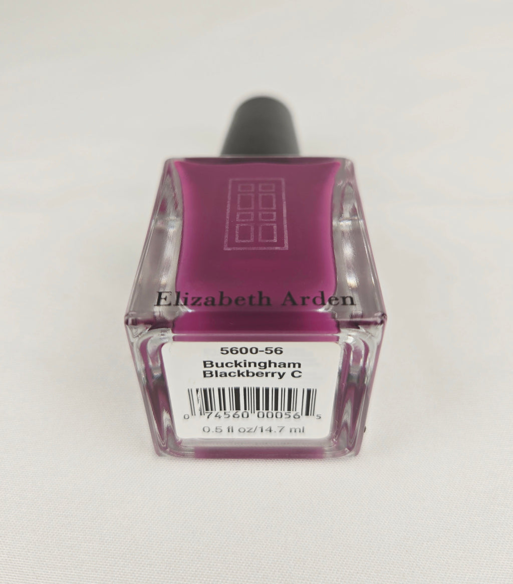 Elizabeth Arden Nail Lacquer Buckingham Blackberry C 5600-56 – New Berry Plum with Subtle Shimmer