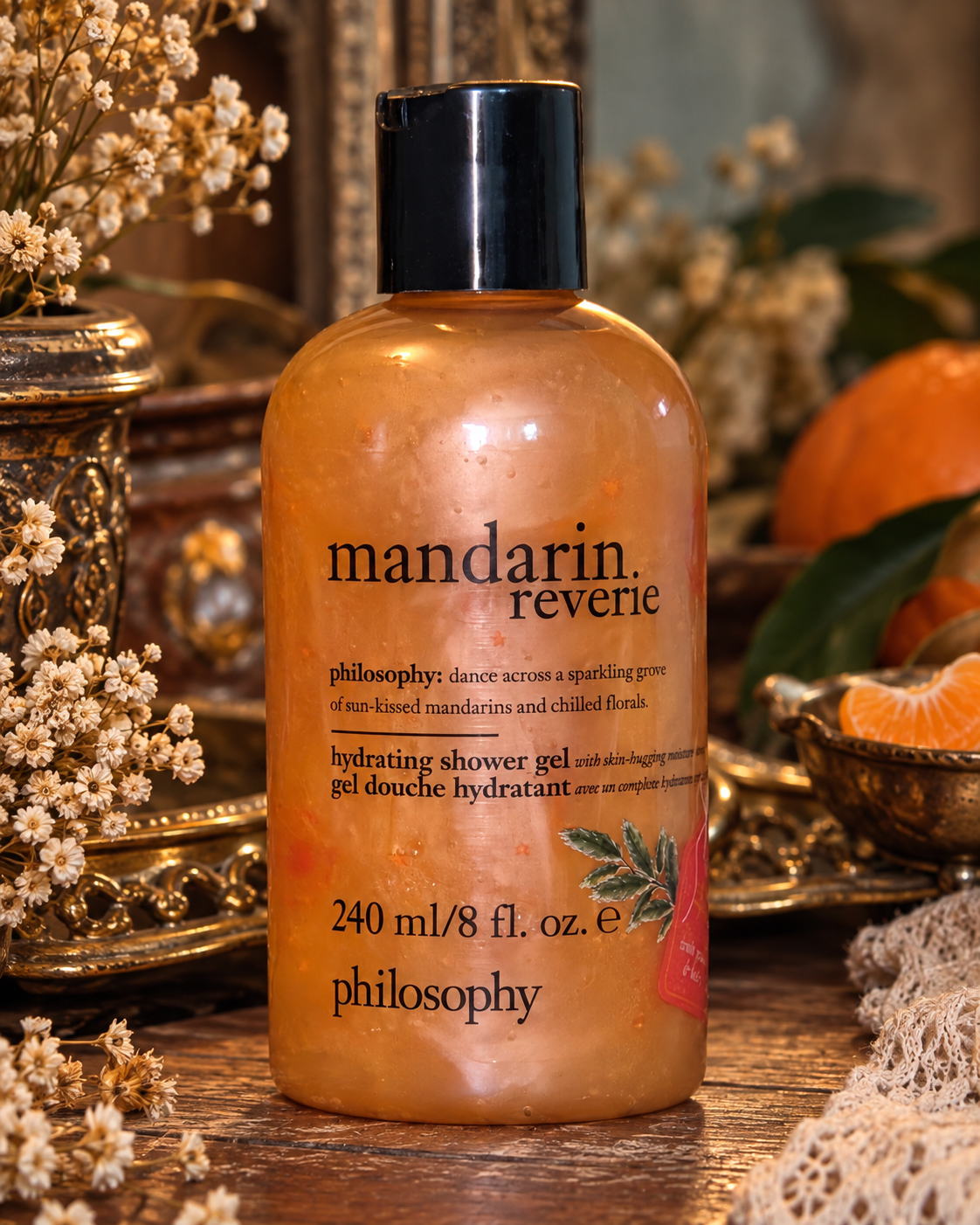 Philosophy Mandarin Reverie Hydrating Shower Gel 8 oz Sealed Discontinued Fragrance
