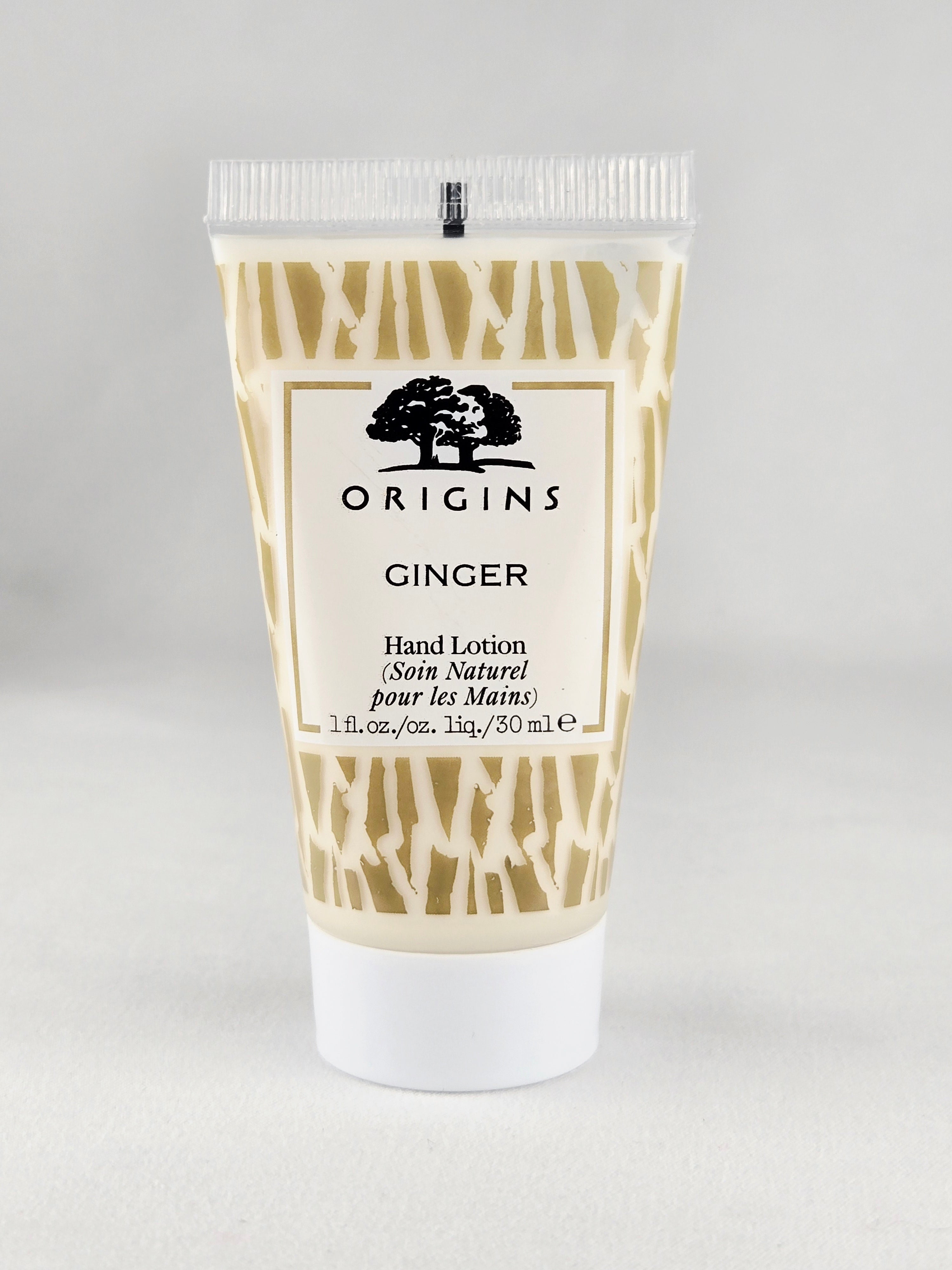 Origins Ginger Hand Lotion 1 oz 30 ml Travel Size Hydrating Hand Cream Moisturizing Ginger Scent