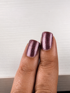Liquid Krystal Co. Orchid Glitch| One-of-a-Kind Prototype Nail Lacquer | Dusty Orchid Holographic Shimmer | Handmade Indie Nail Polish