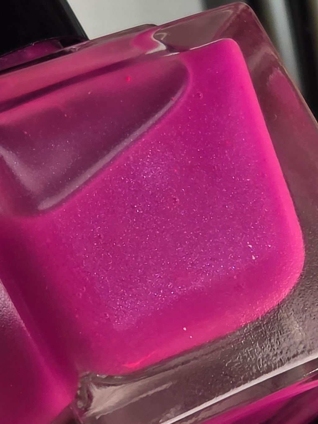 Dreamshock- Purple to Pink Thermal Glow in the Dark Shimmer Nail Polish | Liquid Krystal Co. Handmade Indie Lacquer