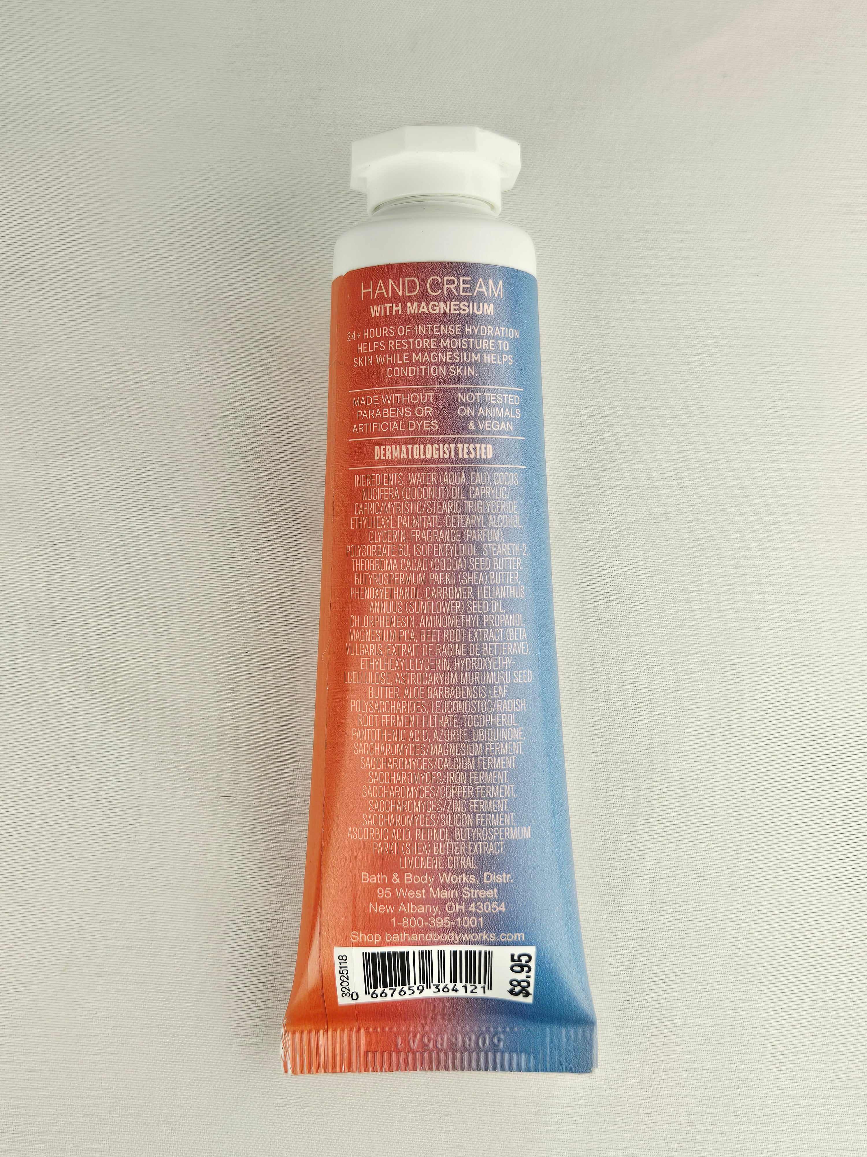 Bath & Body Works Magnesium Shea Butter Hand Cream 1 oz Travel Size (Retired Line)