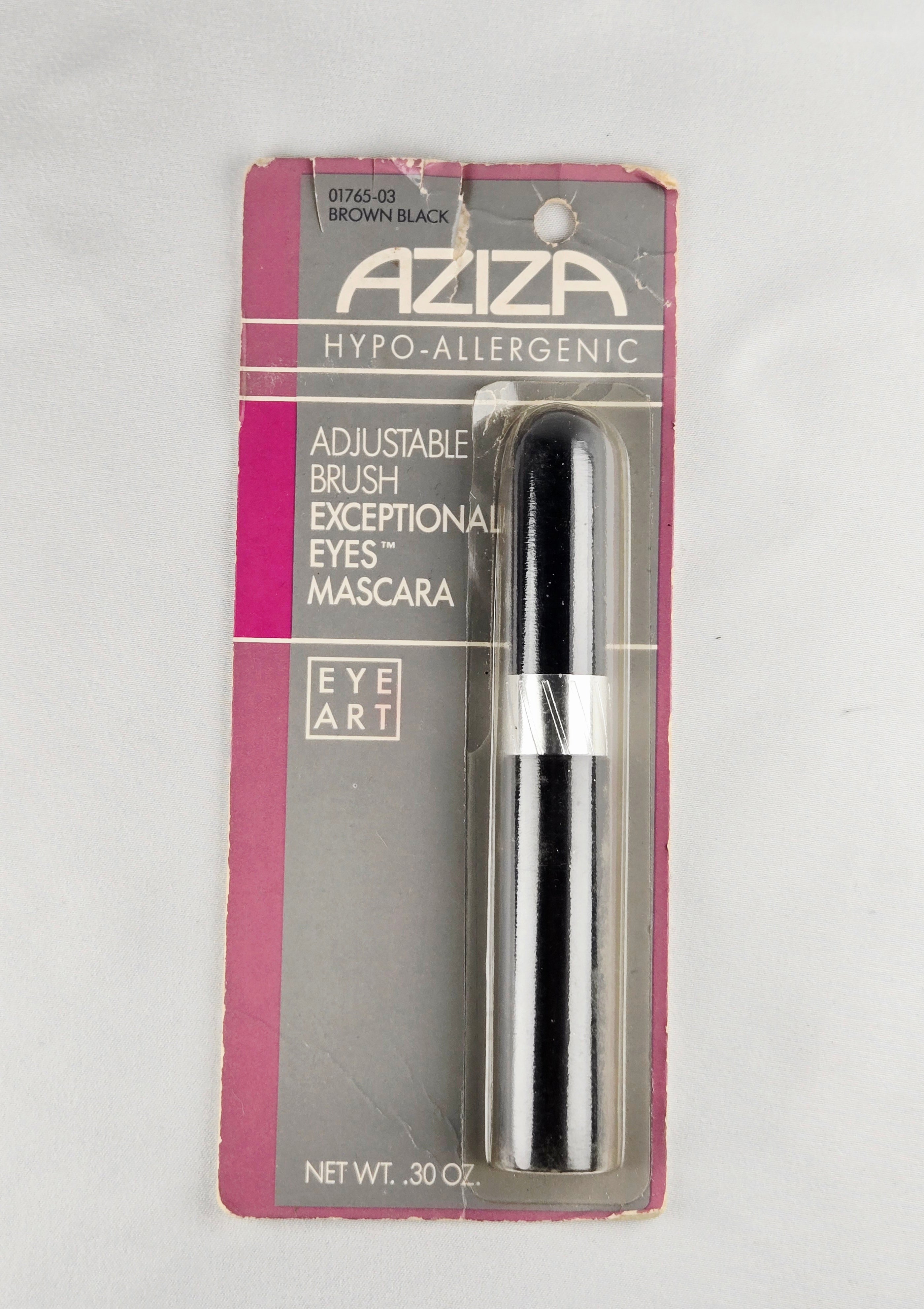 AZIZA Vintage Hypo-Allergenic Exceptional Eyes Mascara – Brown Black