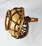 Handwoven Vintage Duck Basket | Rustic Folk Art | 6” x 5”
