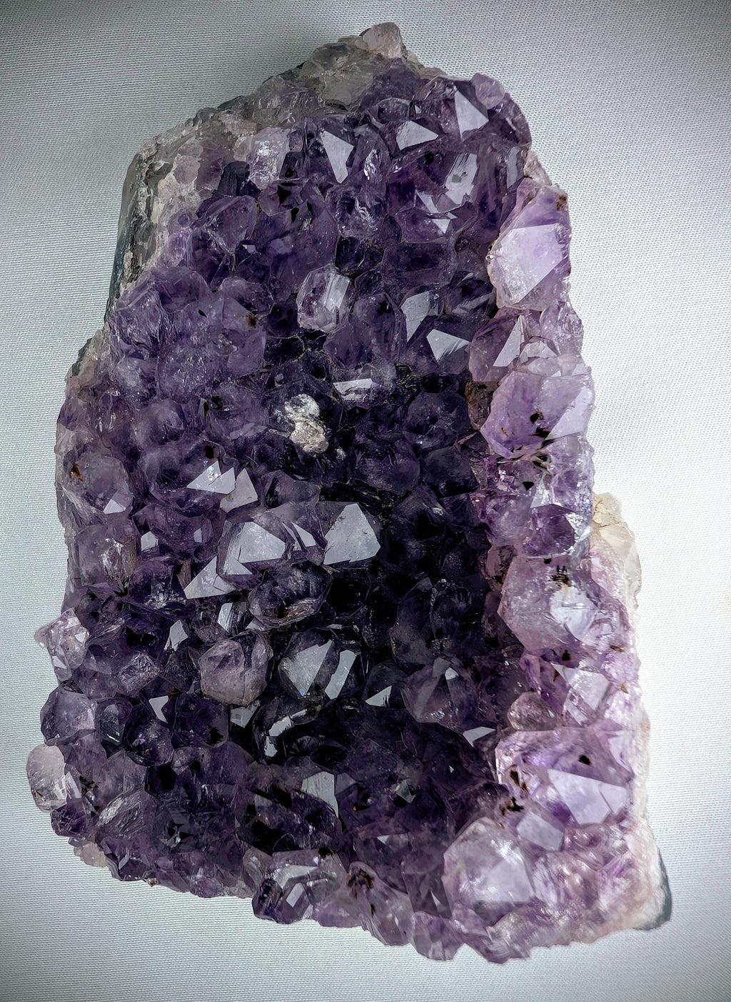 Natural Amethyst Crystal Cluster Standing Druzy Specimen 1lb 3oz Purple Quartz