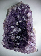 Natural Amethyst Crystal Cluster Standing Druzy Specimen 1lb 3oz Purple Quartz