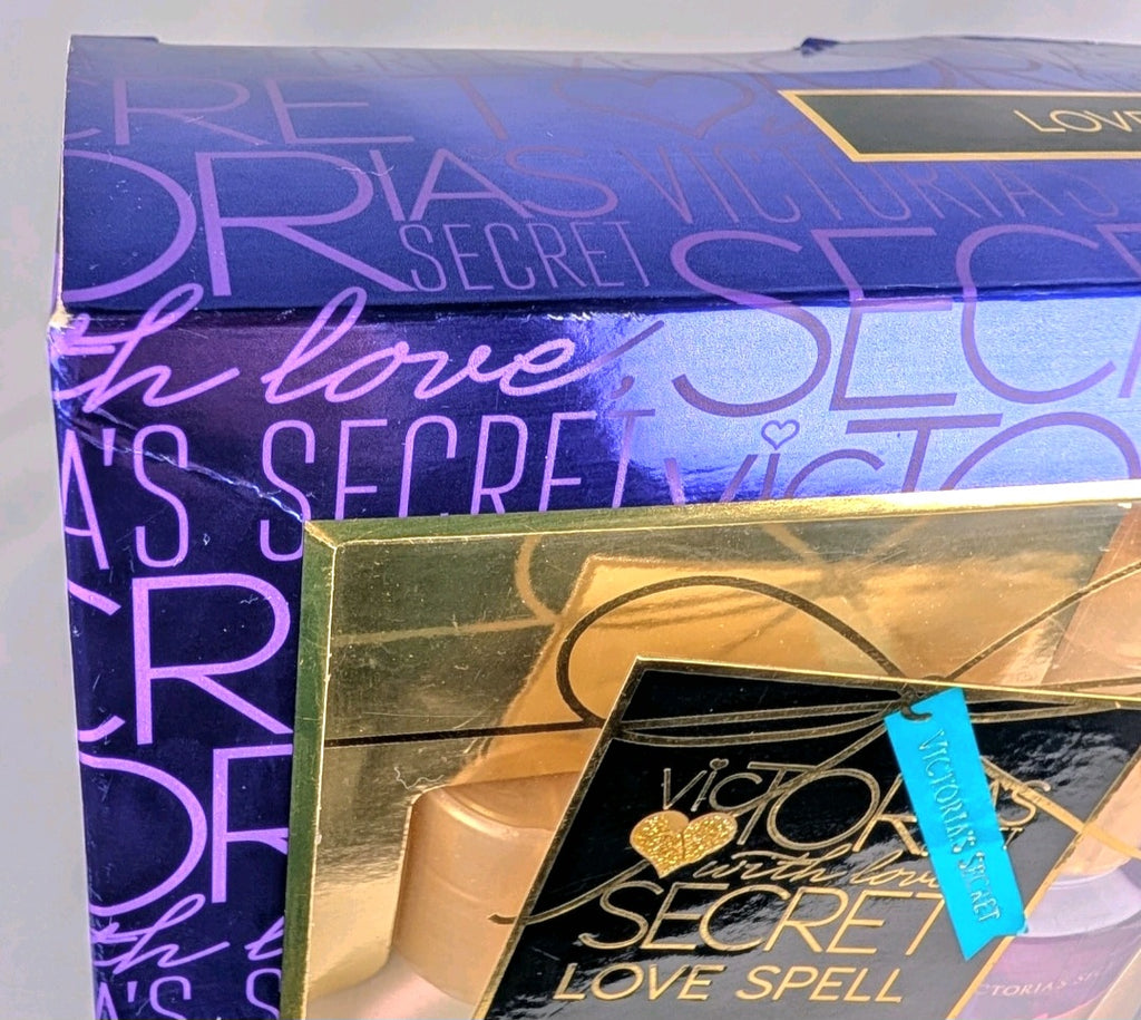Victoria’s Secret Love Spell Gift Set & Body Butter Cherry Blossom Peach Discontinued Y2K