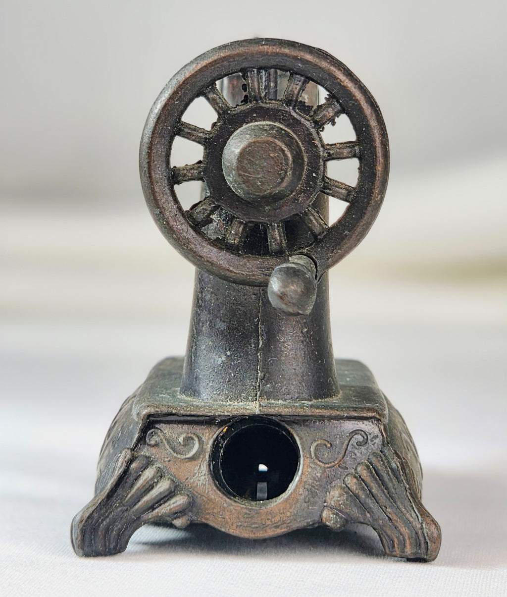 Vintage Mechanical Pencil Sharpener Set of 5 – Die Cast Metal Miniatures | Car Stagecoach Sewing Machine Lamp Coffee Grinder