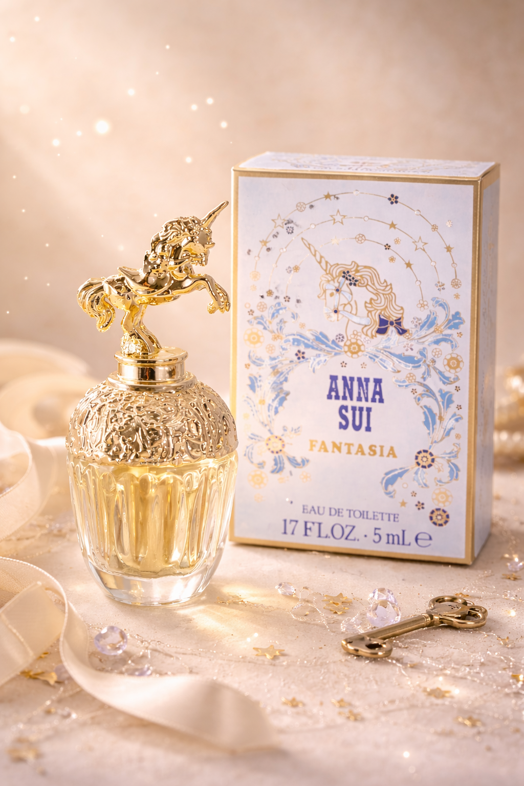 Anna Sui Fantasia Eau de Toilette – 5ml Mini | Golden Unicorn Edition