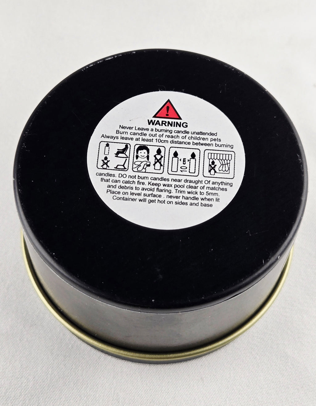 ONLY FOR YOU Soy Wax Candle Aromatherapy Experts Black Tin Handmade Candle Minimalist Spa Candle
