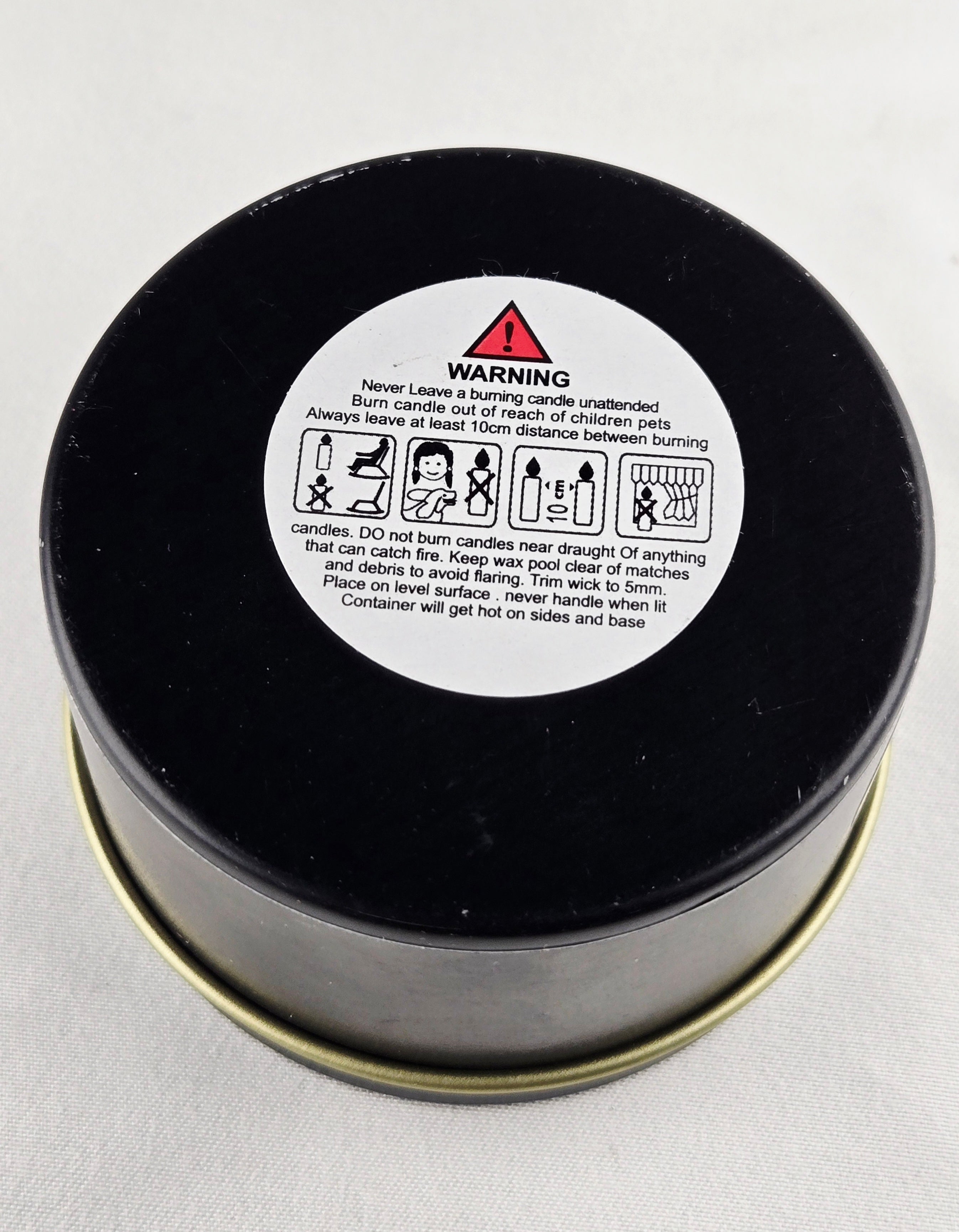 ONLY FOR YOU Soy Wax Candle Aromatherapy Experts Black Tin Handmade Candle Minimalist Spa Candle