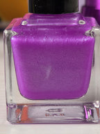 Radioactive Wisteria - Purple Nail Polish - Light Aqua Glow In the Dark | Green Aqua Shimmer Color Shifting Handmade Indie Lacquer | Liquid Krystal Co.